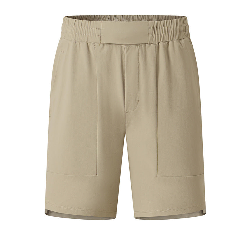 Lulu's New Summer Outdoor Ice Silk Shorts For Men, Quick-Dry Casual Sports Pants For Commuting, Running, And Fitness