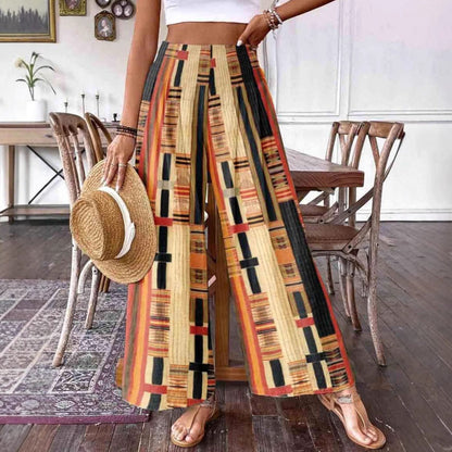 Plus-size Casual Wide-leg Pants For Women