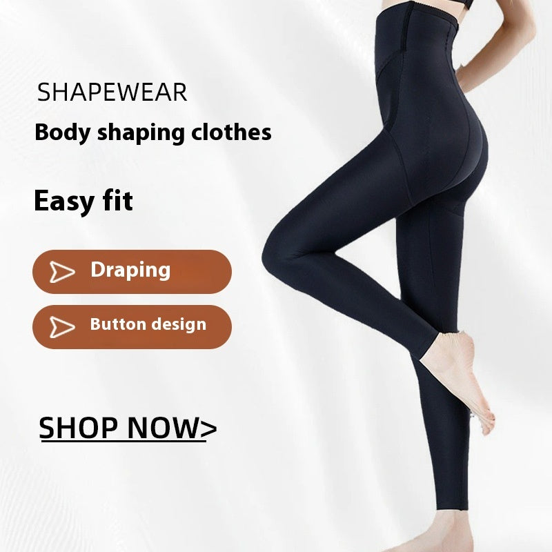 High Waist Belly Contracting And Hip Lifting Pants Postpartum Body Shaping Pressure Shaping Pants