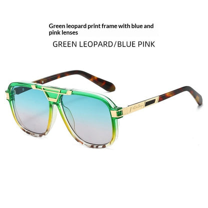 Womens UV-Protective Stylish Dual-Beam Sunglasses