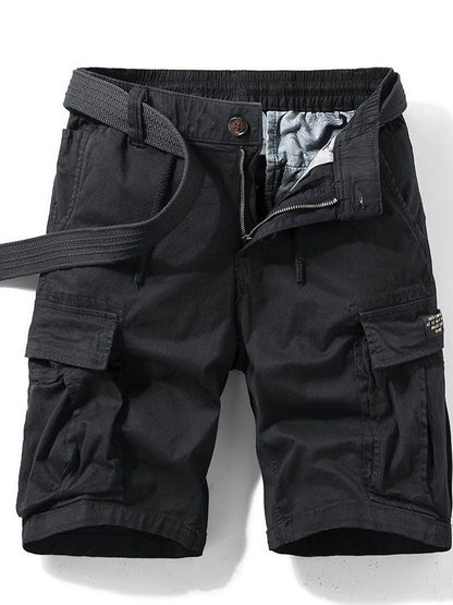 Army Green Cargo Shorts Men's Summer Japanese Style Cityboy Heavy Casual Pants Straight Vintage Pants