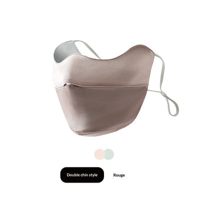 Silk Sun-protective UV-blocking Breathable Face Mask