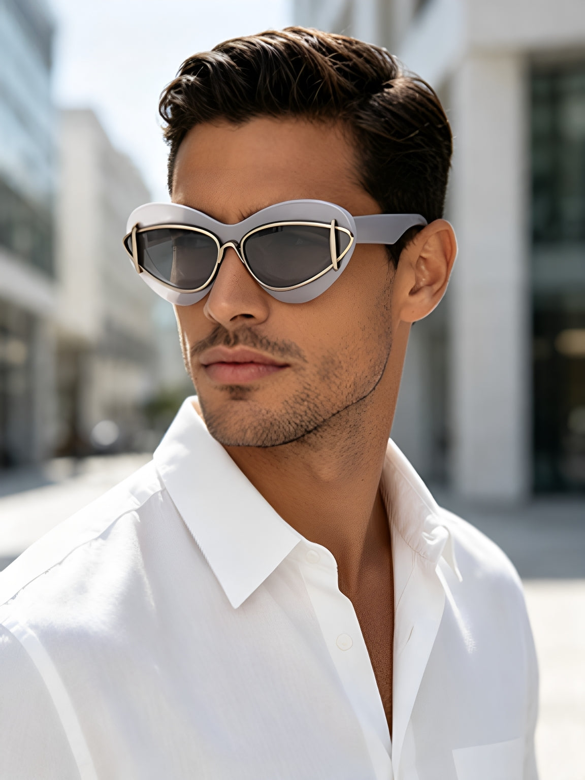 New European And American Fashion Cat-Eye Sunglasses For Women Driving Internet Celebrity Same Style Y2K Small Frame Sunglasses Trendy Sunglas