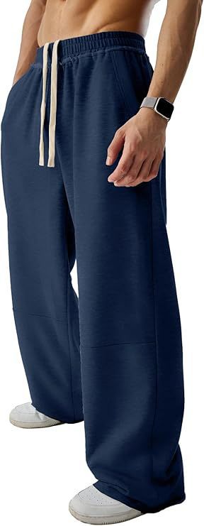 Summer American-style Mens Straight-leg Pants