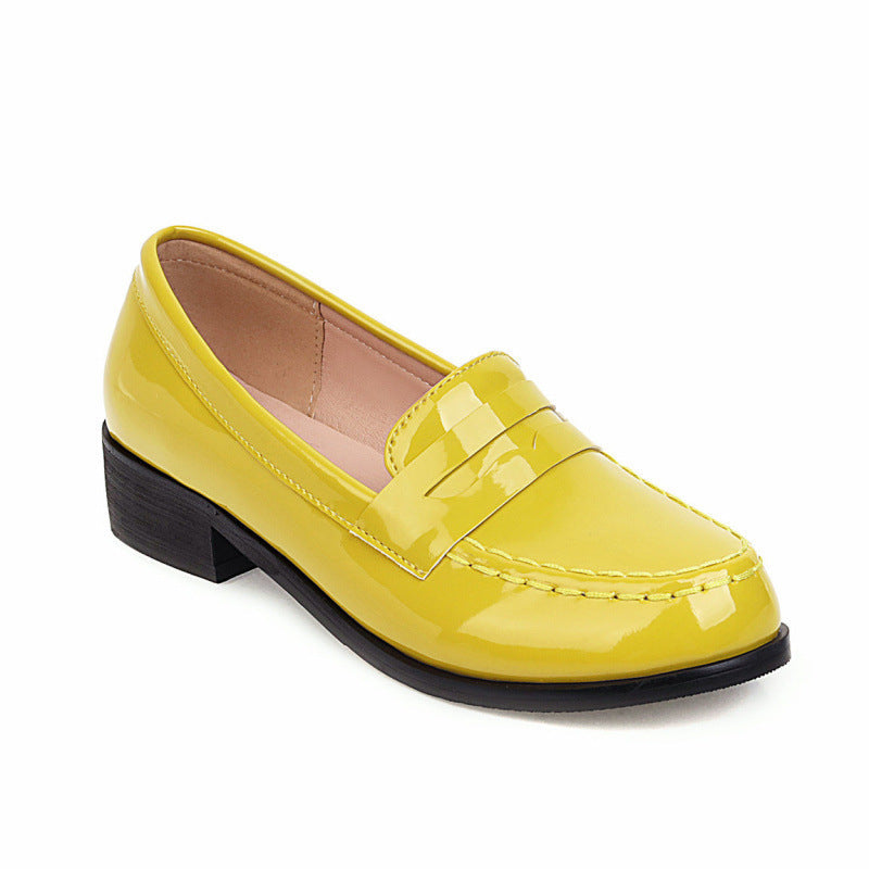 Fashion Retro Casual Solid Color Pumps Women