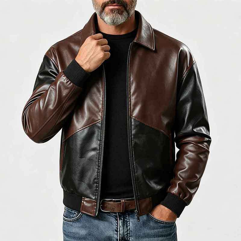 3D High-Street Fashion Simple Loose-Fit American-Style Retro Jacket EU Size