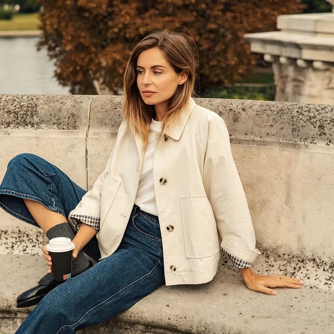 Women's Loose Pockets Casual Jacket