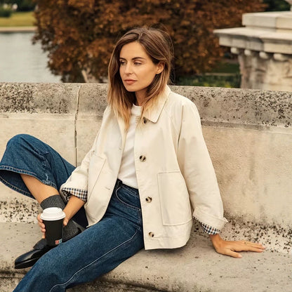 Women's Loose Pockets Casual Jacket