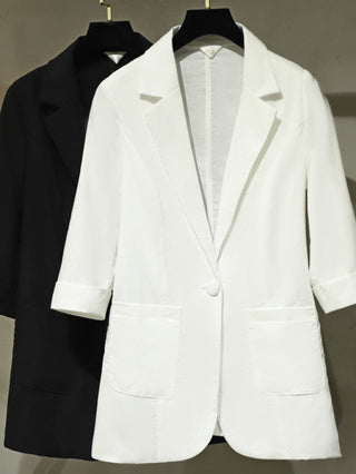 Short Blazer Coat Women'S Leisure  Korean Slim Thin Sunscreen Clothes Women
