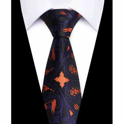Usiness Striped Hand-stitched Polyester Tie