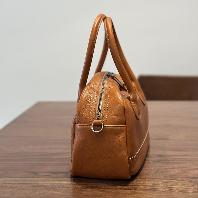 Casual Leather Shell-style Crossbody Bag