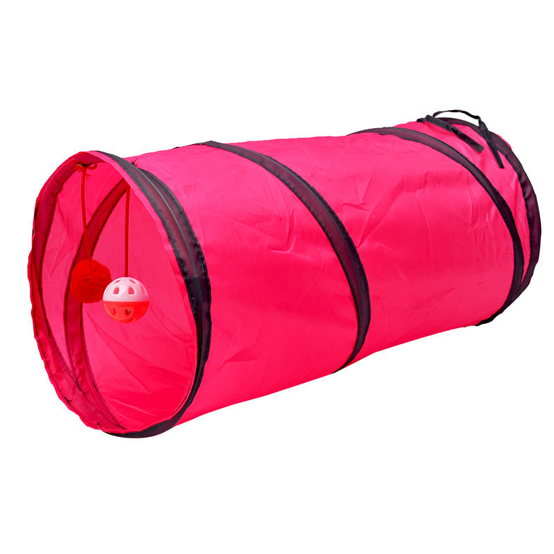 Pet supplies cat ring paper two-way tunnel can accommodate folding cat channel