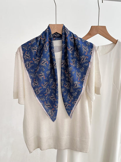 Women's Vintage High-end Outer Silk Scarf