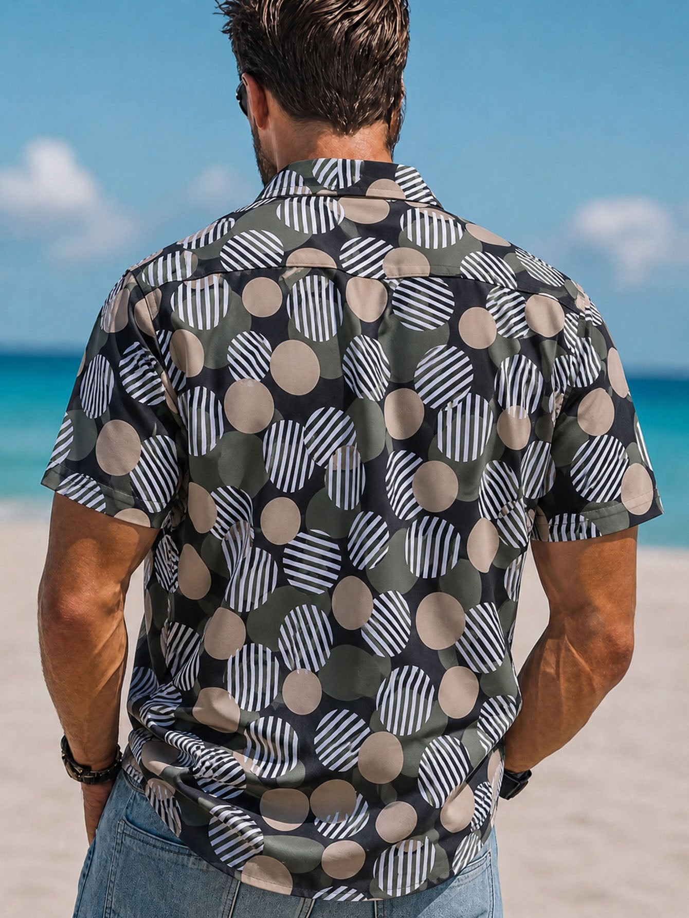 Men's Casual Hawaiian Shirt,Vibrant Prints Perfect For Holiday, Outdoor, And Parties