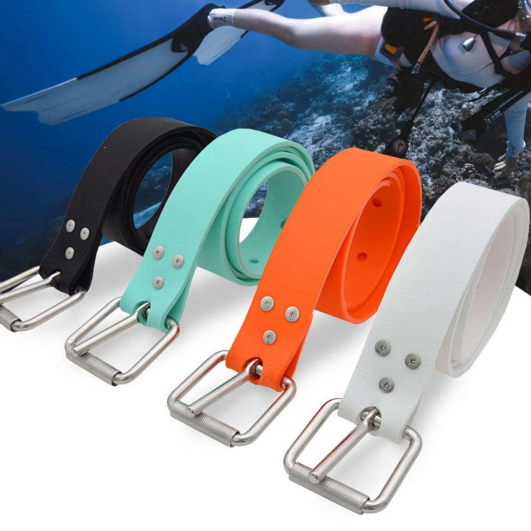 Professional Diving Adjustable Solid-color Silicone Weight Belt