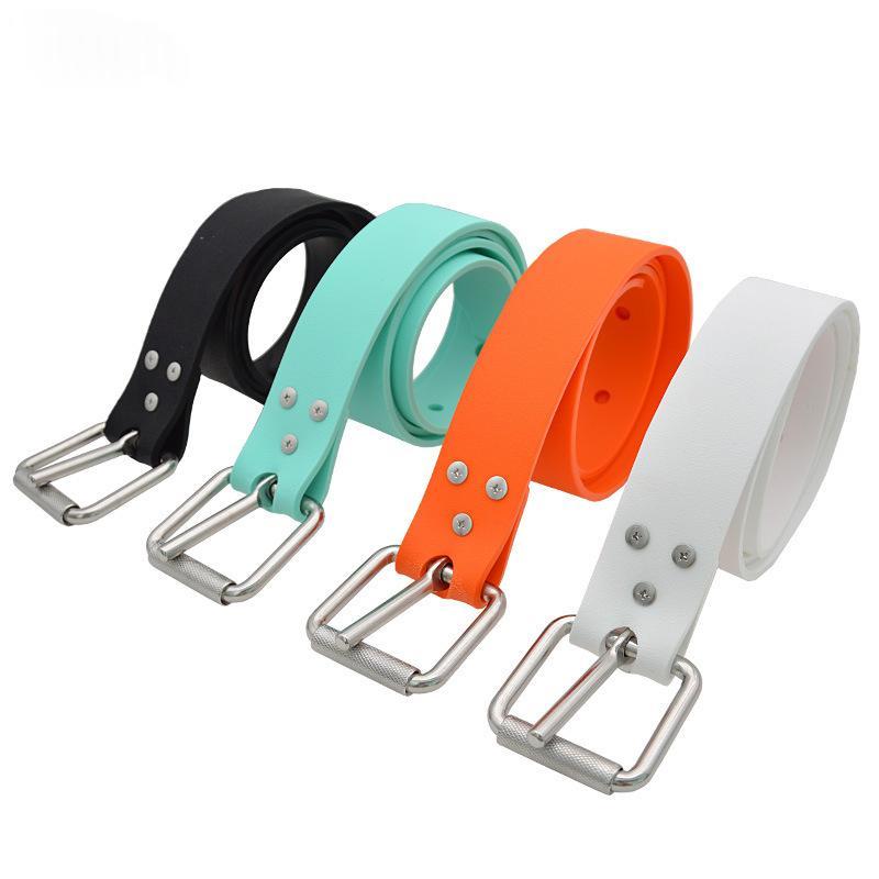 Professional Diving Adjustable Solid-color Silicone Weight Belt