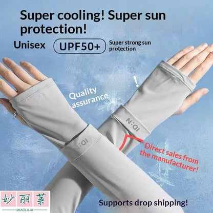 New Summer Ice Sleeves IDN Mosquito-Repellent Sun-Protective Arm Sleeves