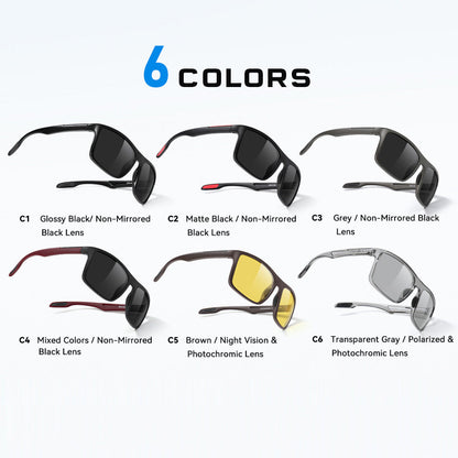 KDEAM Square-frame Polarized Sunglasses