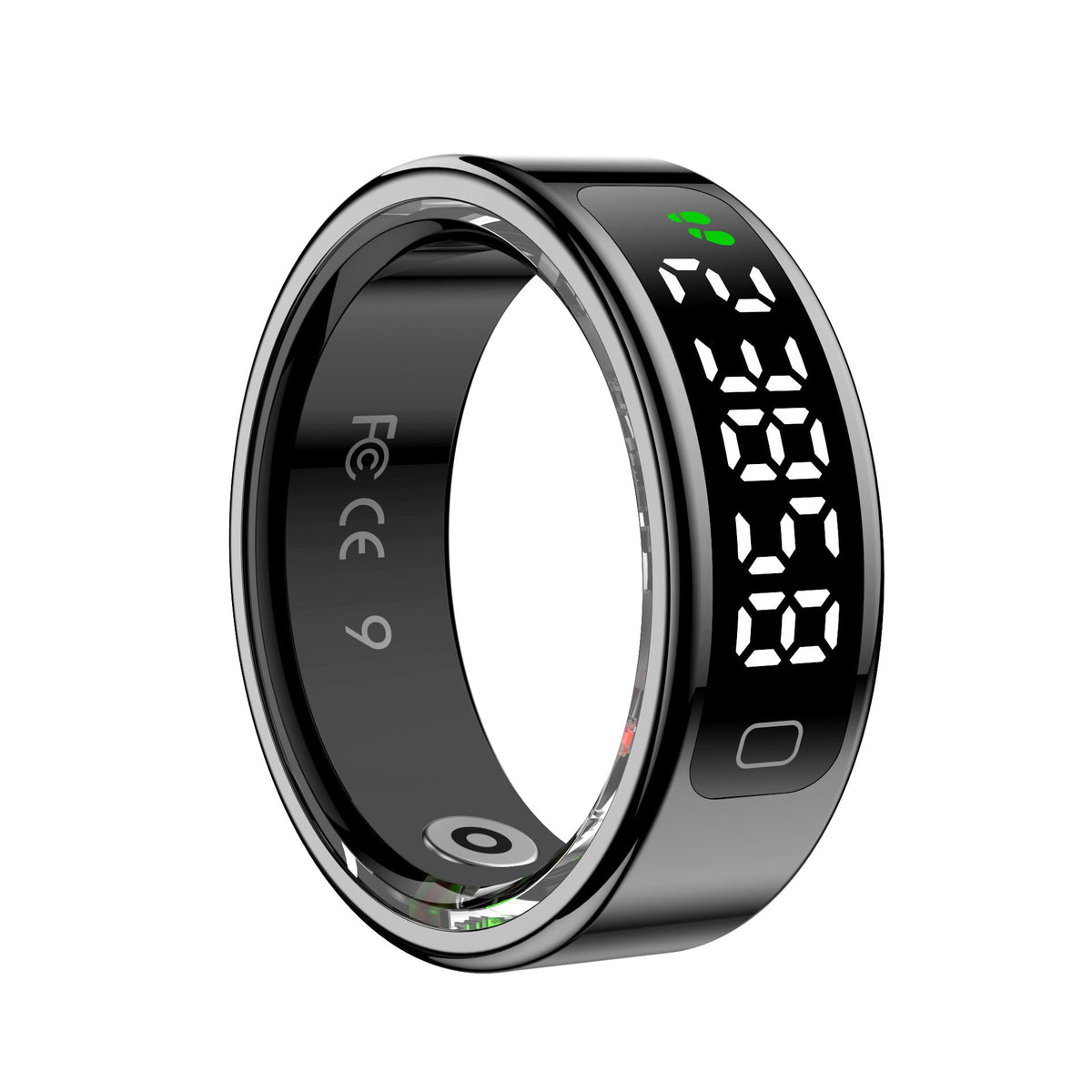 Health-monitoring Smart Ring With A Display And Step-counting Function