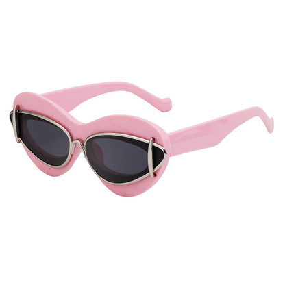 New European And American Fashion Cat-Eye Sunglasses For Women Driving Internet Celebrity Same Style Y2K Small Frame Sunglasses Trendy Sunglas