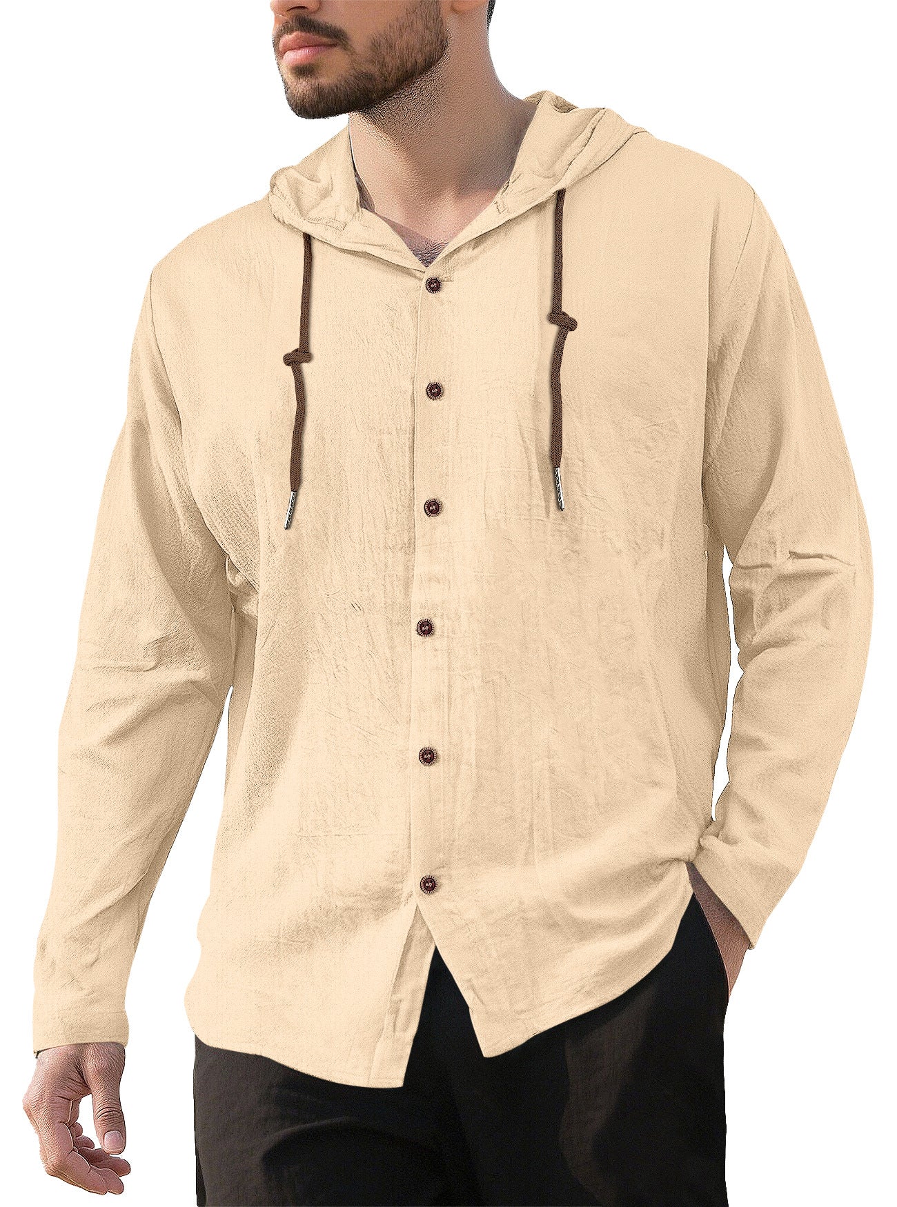Casual Relaxed-fit Breathable Quick-drying Long-sleeve Shirt