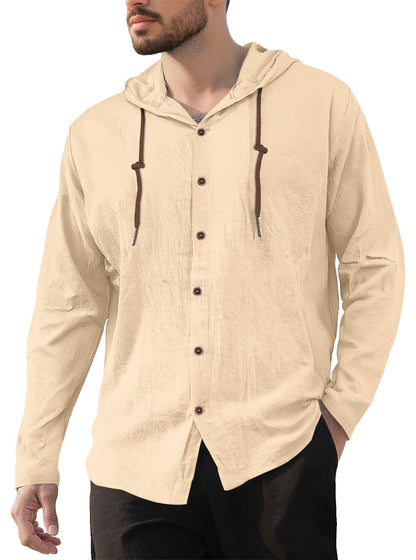 Casual Relaxed-fit Breathable Quick-drying Long-sleeve Shirt