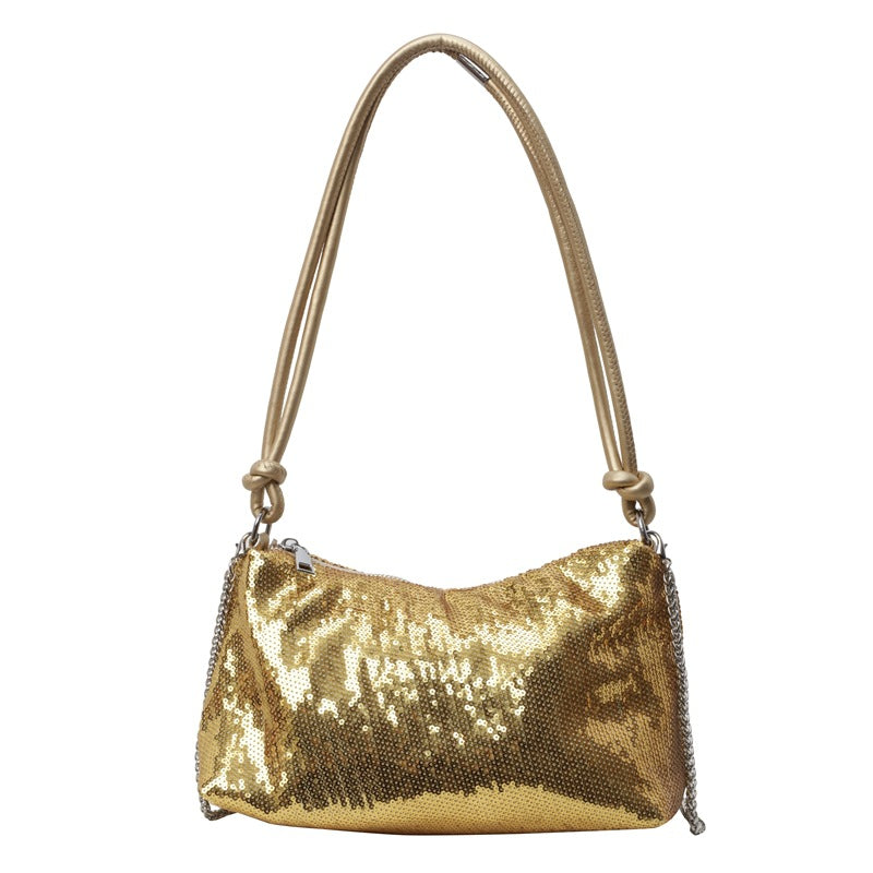 Womens Single-shoulder Underarm Bag And Chain Crossbody Bag