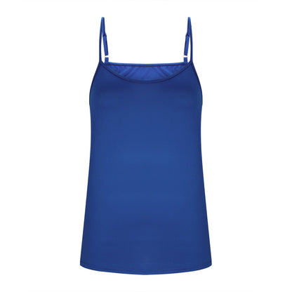 2025 Cross-border Europe And America Amazon New Summer Women's Milk Silk V-neck Adjustable Thin Shoulder Strap Vest Women