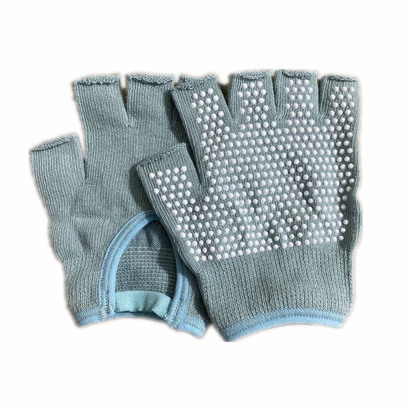 Non-slip Aerial Yoga Cotton Breathable Half-finger Gloves