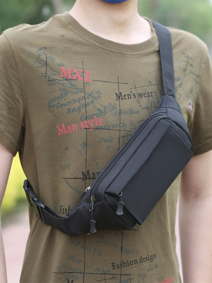 Men's Waist Bag Multifunctional Sports Casual Chest Bag