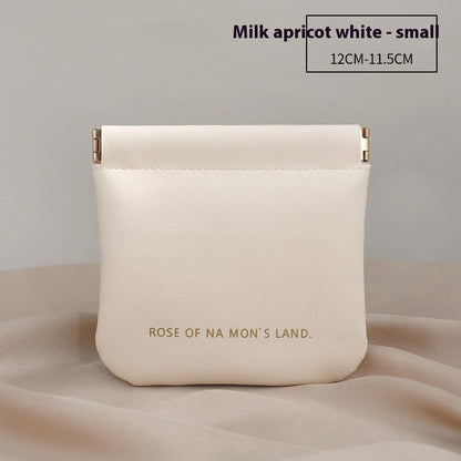 New Camellia Classic Hand-held Cosmetic Bag