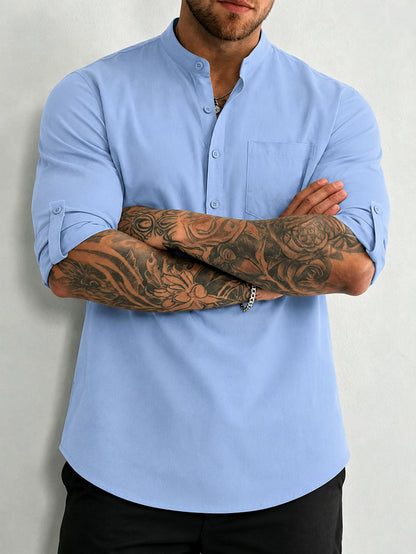 Men S 100 Cotton Mid Sleeve Shirt Built For The Outdoor Man