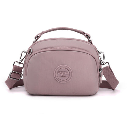 Colorful Fox New Fashion Mobile Phone Bag Women's Multi-Layer Simple Satchel Shoulder Bag Water-Repellent Crossbody Bag