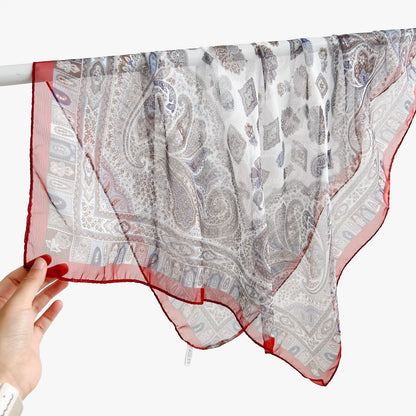 New Breathable Versatile Silk Chiffon Scarf For Women, Also Usable As A Shawl