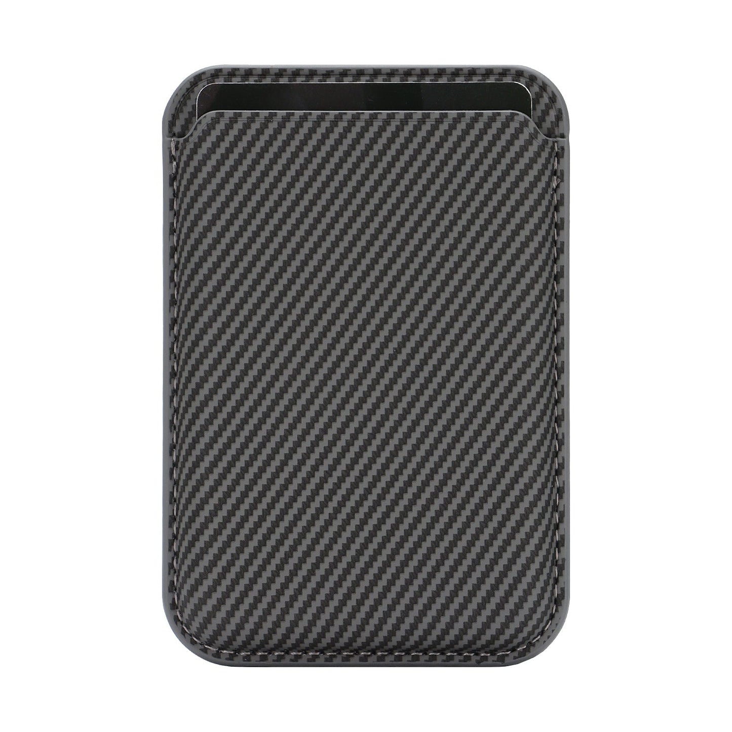 Ultra-thin Magnetic Carbon-fiber-pattern Card Holder