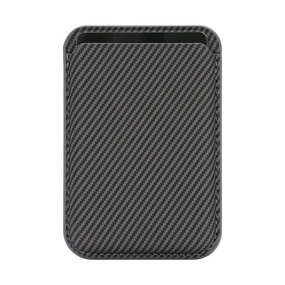 Ultra-thin Magnetic Carbon-fiber-pattern Card Holder