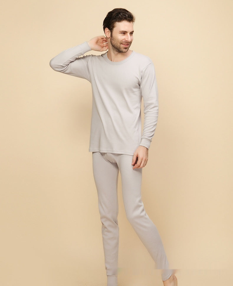 Men's Thick Cotton Thermal Underwear Suit