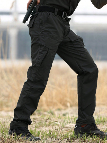 Solid-color Versatile Workwear Pants For Men