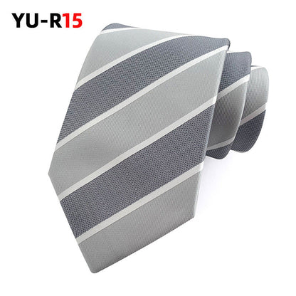 British Gentleman-style Striped Mens Tie For Suiting And Streetwear Coordination