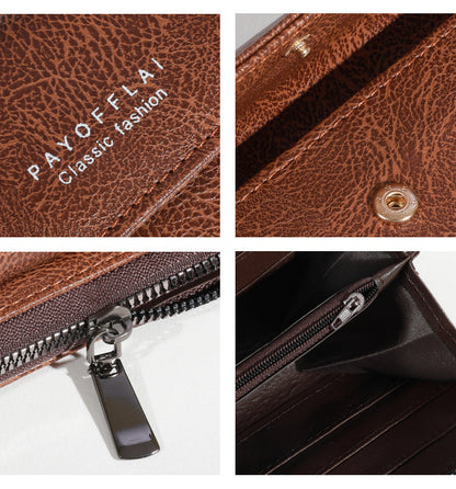 Men's Wallet Bestsellers 2025 New Mobile Phone Bag With Multiple Slots, Casual Long Wallet, Large Capacity Clutch Bag