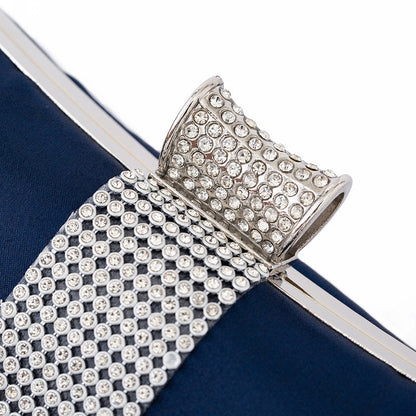 Rhinestone-studded Clutch Bag Banquet Fashion