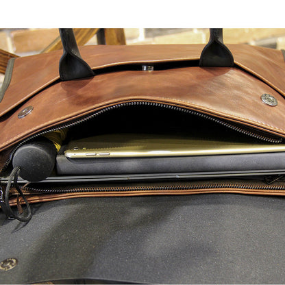Fashionable Briefcase Business Crossbody Handbag