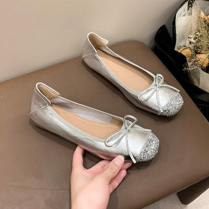 Women's French Flat Ballet Flats, 2026 New Summer Soft Sole Slip-On Gentle Shoes