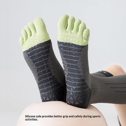 Womens Five-finger Socks For Sports And Yoga Quick-drying