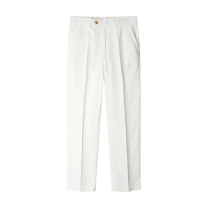 Spring And Autumn Slim-Fit High-End Trousers Commuter Long Pants