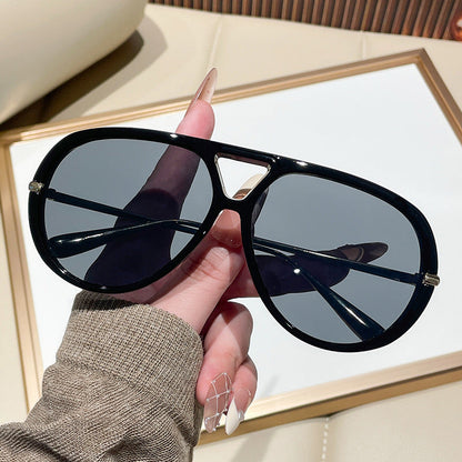 European And American-style Oversized Aviator Sunglasses