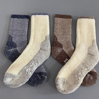 Wool Outdoor Hiking And Mountaineering Thickened Warm Ski Socks For Fall And Winter