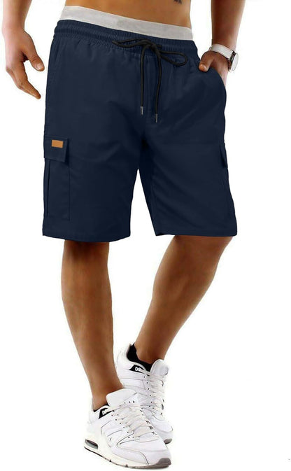 Casual Relaxed-fit Quick-drying Breathable Shorts With Multiple Pockets