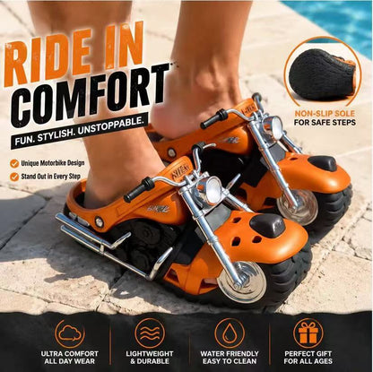 Funny Motorcycle-shaped Slippers Mens Style