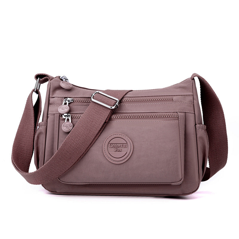 Colorful Fox New Large Capacity Women Shoulder Bag Outdoor Casual Water-repellent Multi-layer Crossbody Bag Fashion